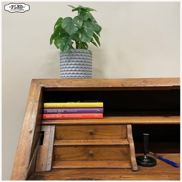 Eikenhouten secretaire, Frankrijk - Afbeelding 10
