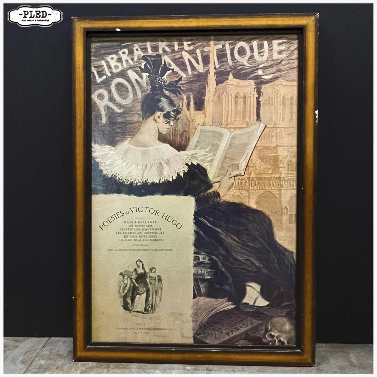 Art nouveau prenten in lijst - Afbeelding 6