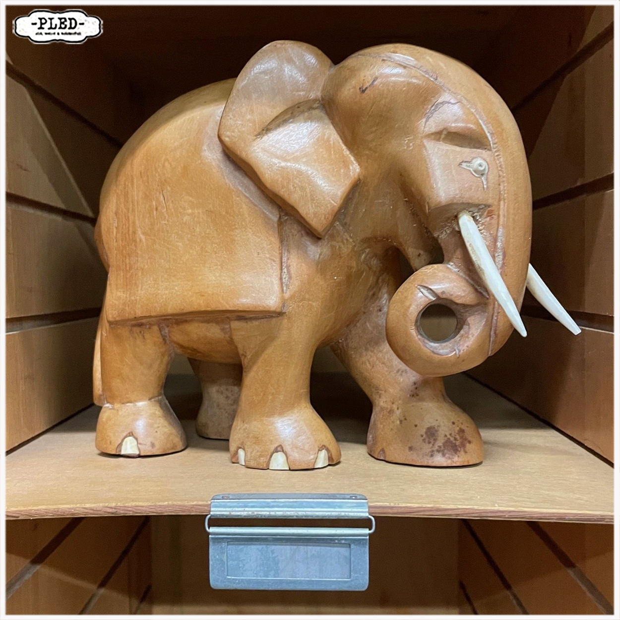 Originele eikenhouten Jerry roldeurkast, jaren 1930, USA - Afbeelding 10