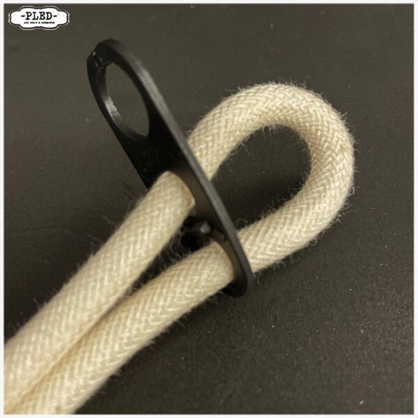 Vintage glazen hanglampjes met katoenen snoer - Afbeelding 10