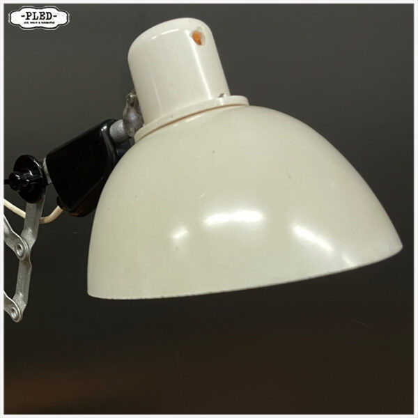 Vintage bakelieten REIF schaarlamp, DDR, met tafelklem - Afbeelding 11