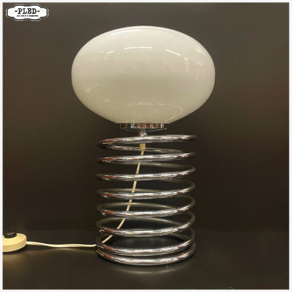 'Spring' tafellamp / vloerlamp, Honsel, jaren '70 - Afbeelding 2