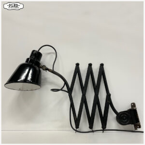 Oude Bauhaus schaarlamp, geëmailleerde kap, jaren '30