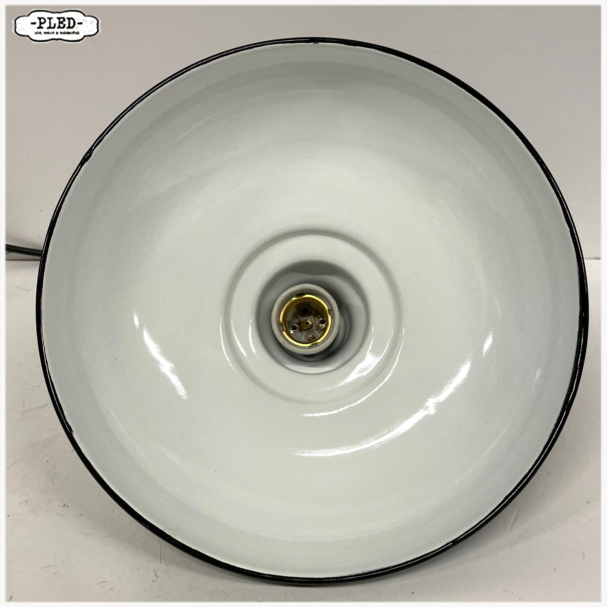 Zwart geëmailleerde hanglamp - Afbeelding 11