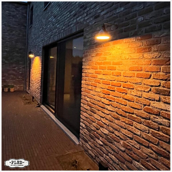 Wandlamp met zwart geëmailleerde kap - Afbeelding 10