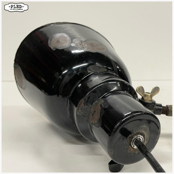 Oude Bauhaus schaarlamp, geëmailleerde kap, jaren '30 - Afbeelding 15
