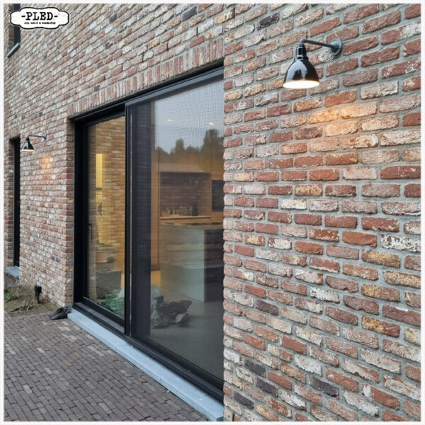 Wandlamp met zwart geëmailleerde kap - Afbeelding 11