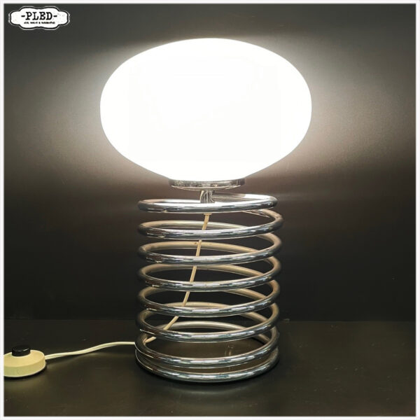 'Spring' tafellamp / vloerlamp, Honsel, jaren '70