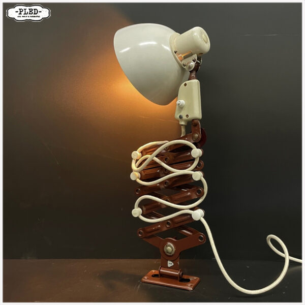 Industriele schaarlamp, REIF Dresden, DDR - Afbeelding 4