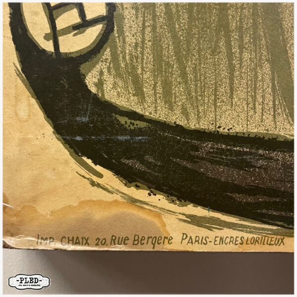 Oude lithografische herdruk van Henri de Toulouse-Lautrec - Afbeelding 4