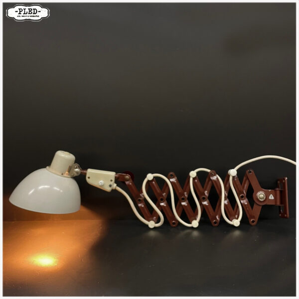 Industriele schaarlamp, REIF Dresden, DDR