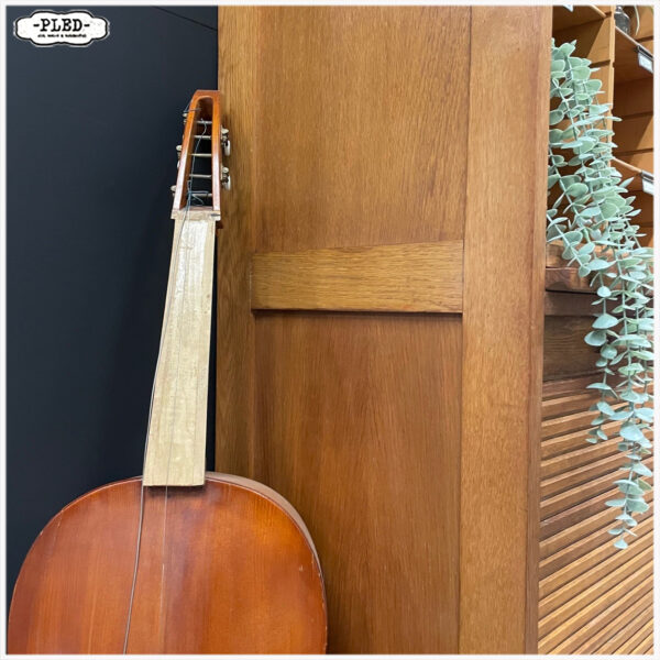 Originele eikenhouten Jerry roldeurkast, jaren 1930, USA (2) - Afbeelding 8