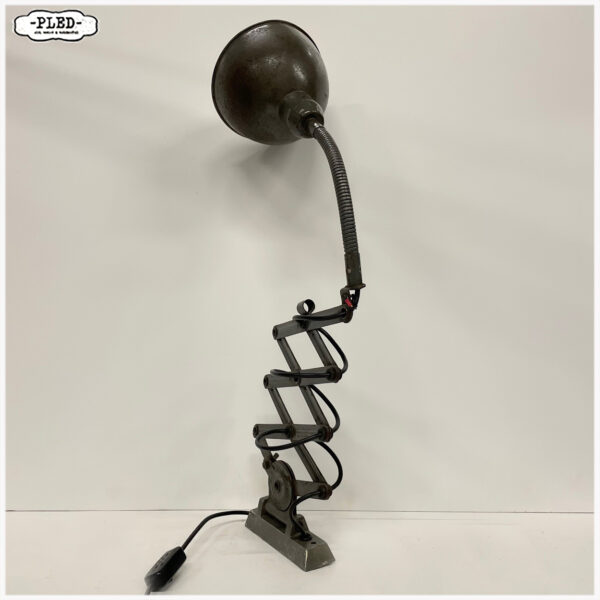 Oude industriële schaarlamp van Instala, Tsjechië - Afbeelding 7