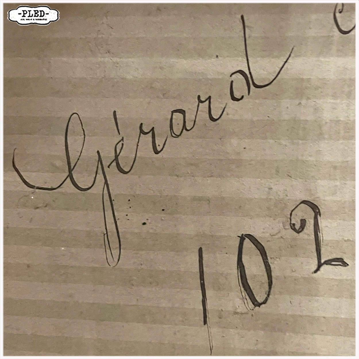 Oude, decoratieve reiskoffer - Afbeelding 9