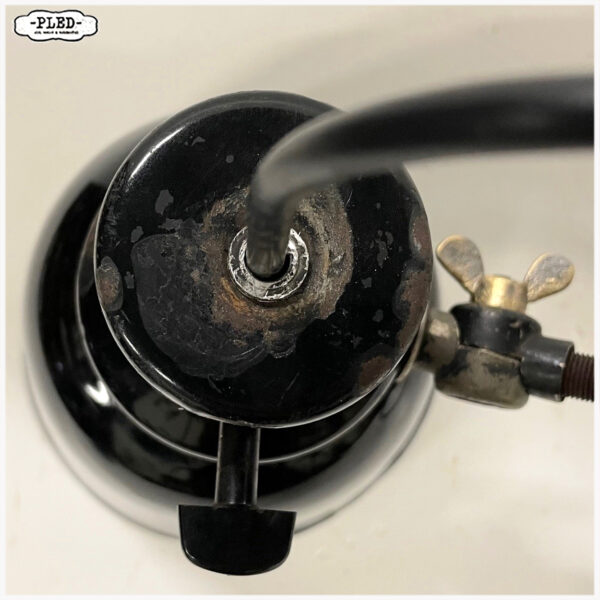 Oude Bauhaus schaarlamp, geëmailleerde kap, jaren '30 - Afbeelding 12