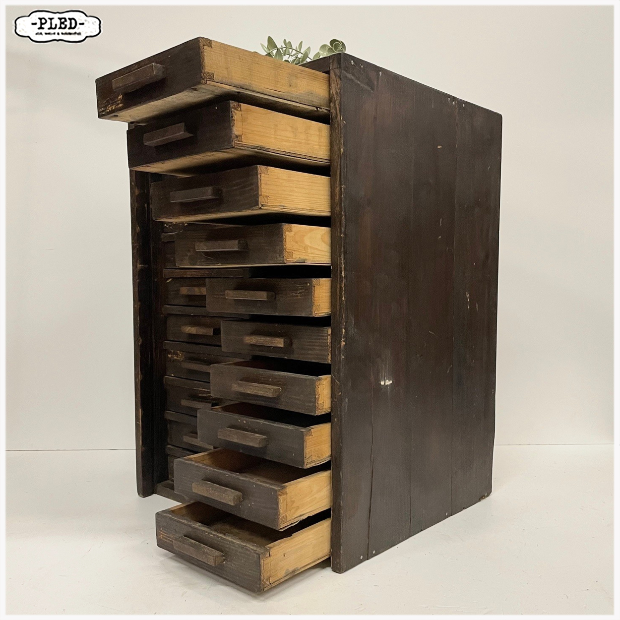 Oud horlogemakers kastje - Afbeelding 6