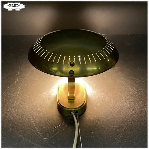 Messing wandlamp, jaren '50 - Afbeelding 7
