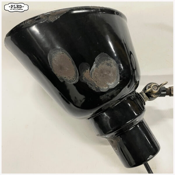 Oude Bauhaus schaarlamp, geëmailleerde kap, jaren '30 - Afbeelding 14