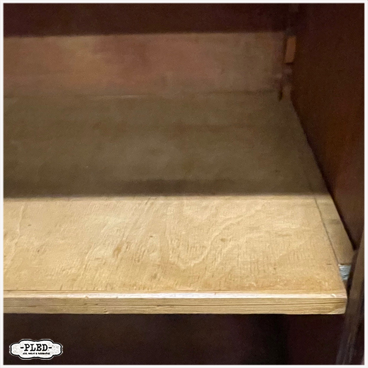 Oude, grote, eikenhouten roldeurkast - Afbeelding 15