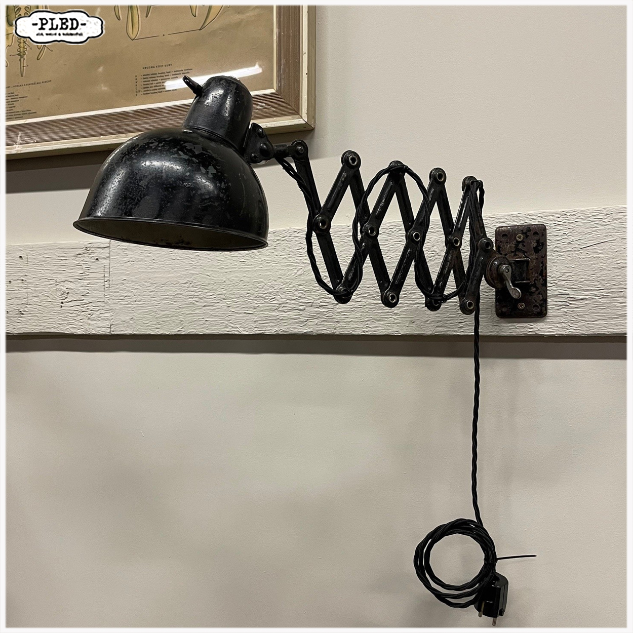 Kaiser iDell schaarlamp, Model 6852, jaren ’30 - Afbeelding 14