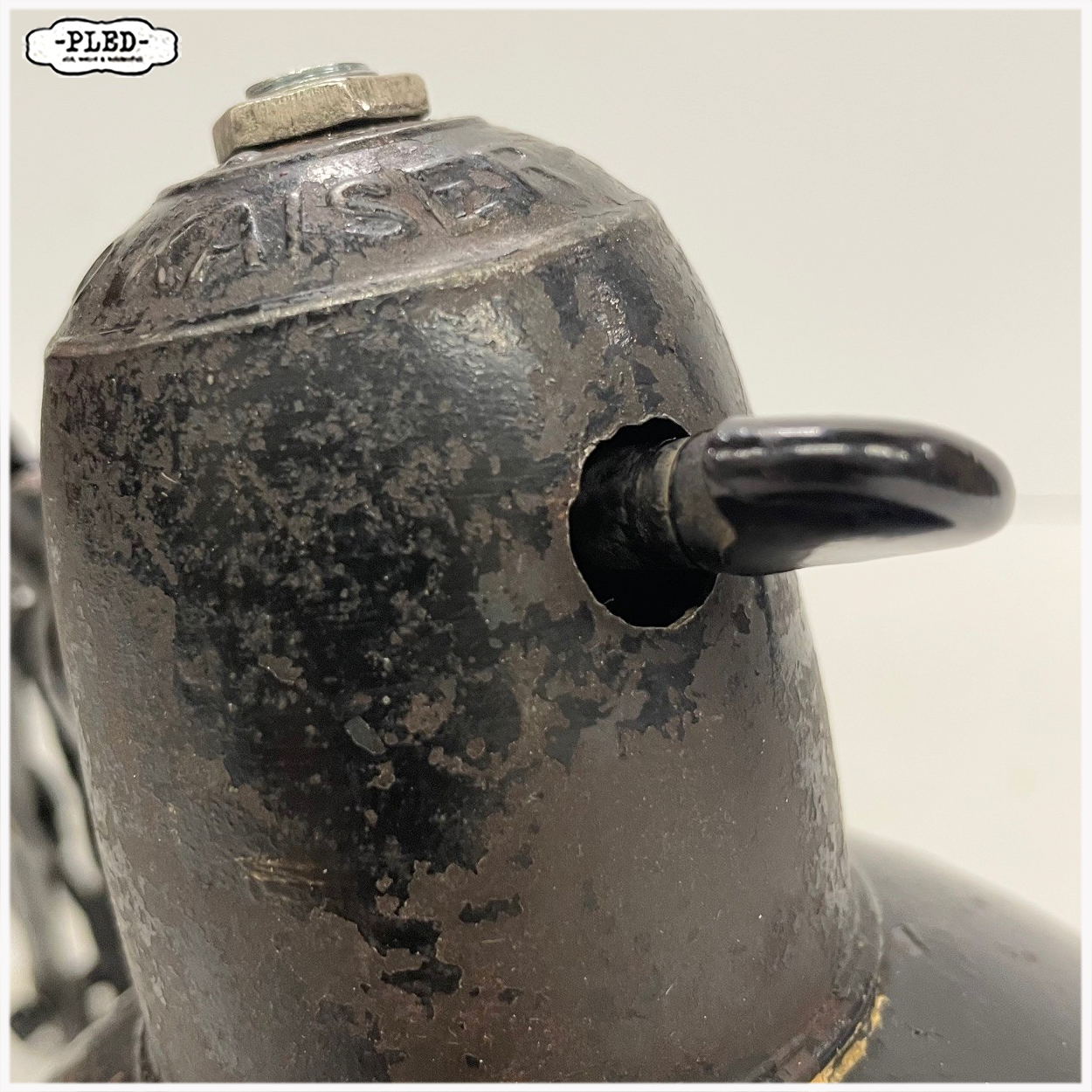 Kaiser iDell schaarlamp, Model 6852, jaren ’30 - Afbeelding 11