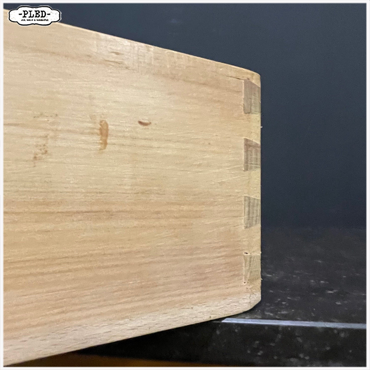 Vintage ladekast met Belgisch hardstenen blad - Afbeelding 16