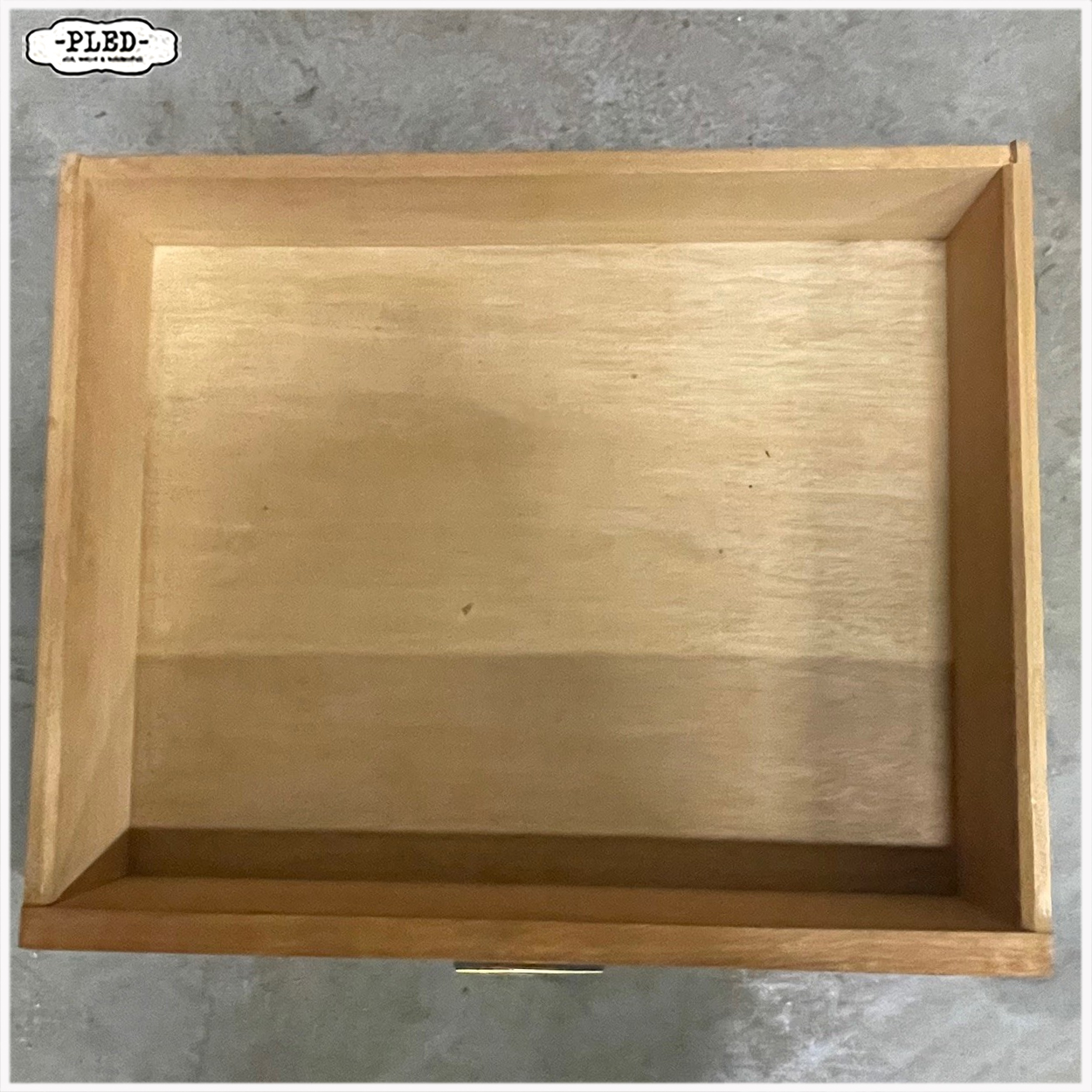 Vintage ladekast met Belgisch hardstenen blad - Afbeelding 17