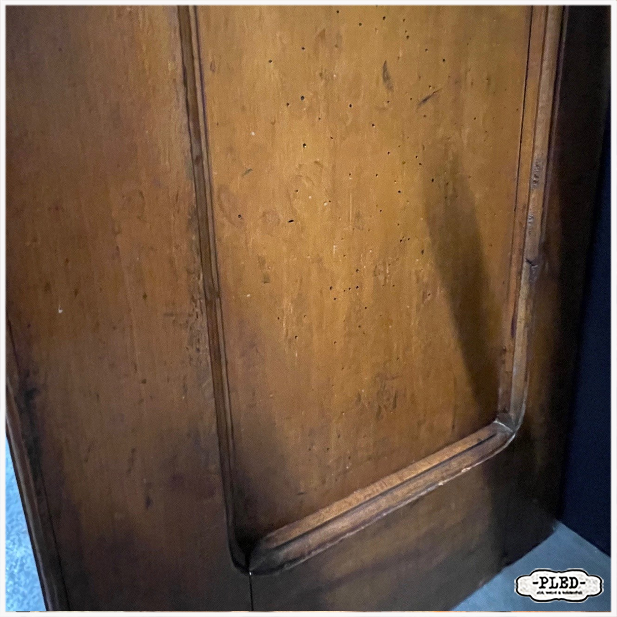 Oude, karaktervolle, grote, houten postsorteerkast - Afbeelding 16