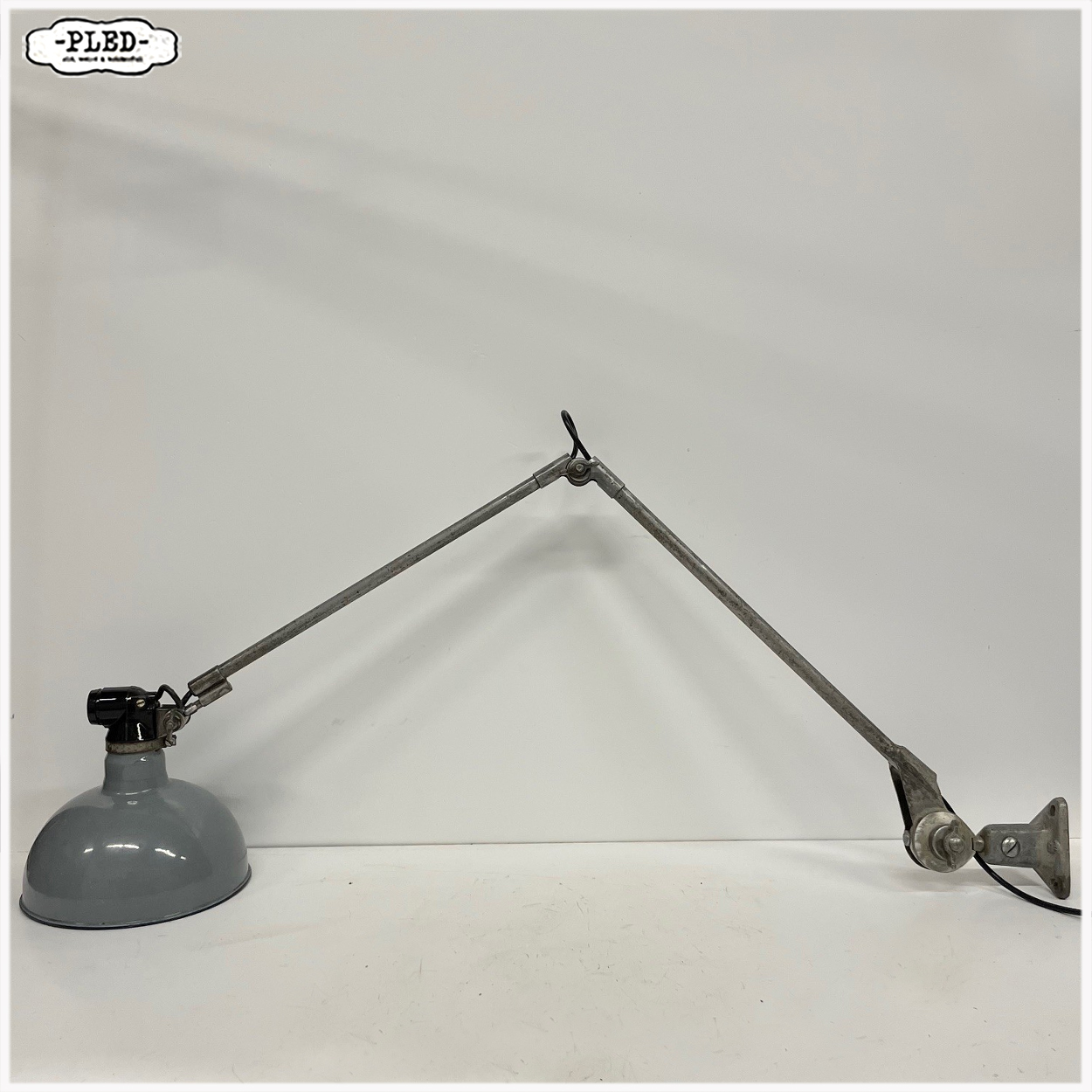 Oude industriële lamp van Ernst Rademacher - Afbeelding 10