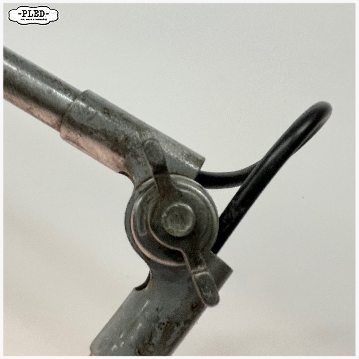 Oude industriële lamp van Ernst Rademacher - Afbeelding 12