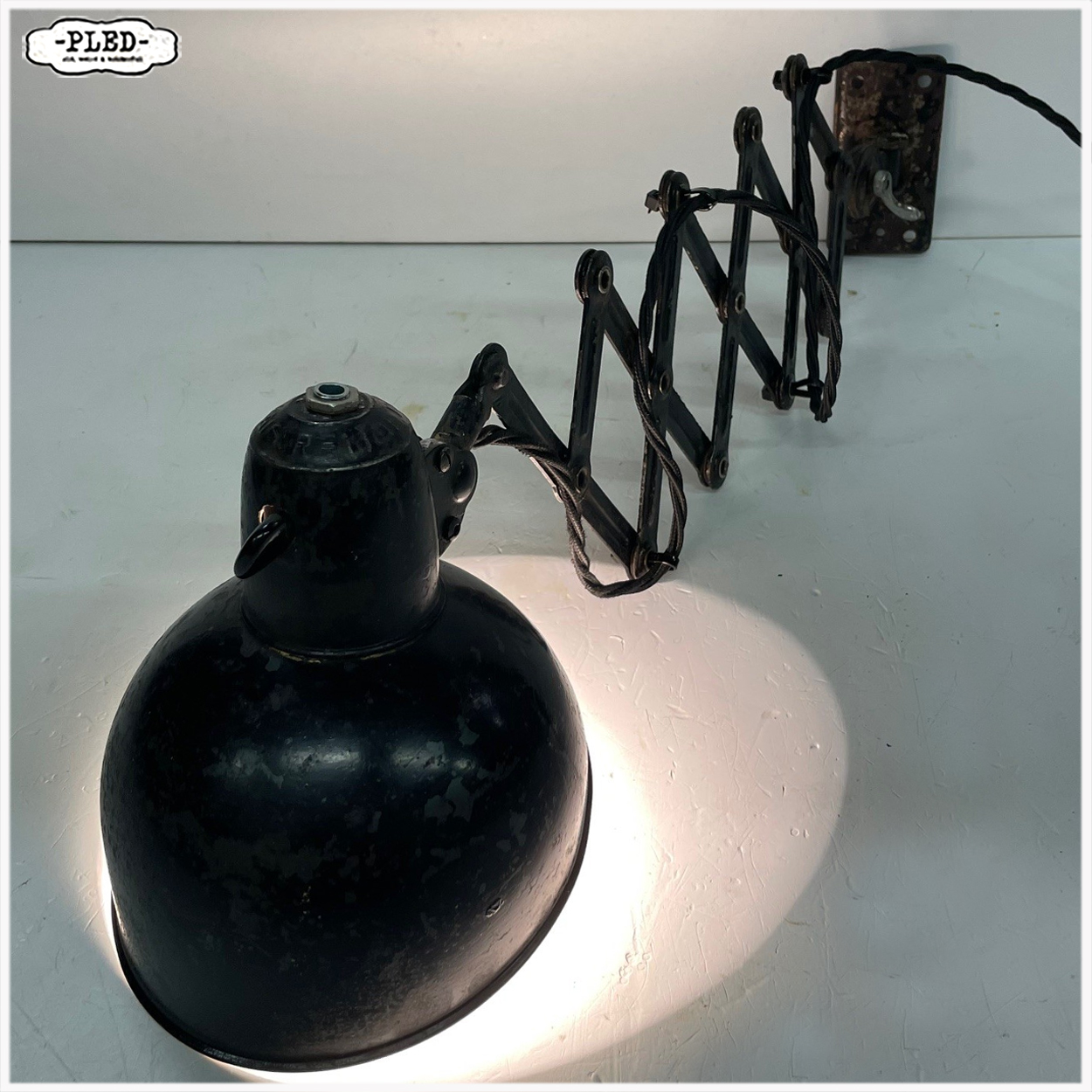 Kaiser iDell schaarlamp, Model 6852, jaren ’30 - Afbeelding 5