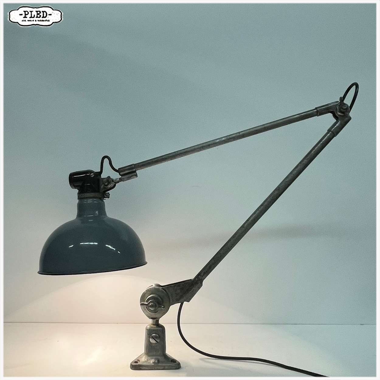 Oude industriële lamp van Ernst Rademacher - Afbeelding 6