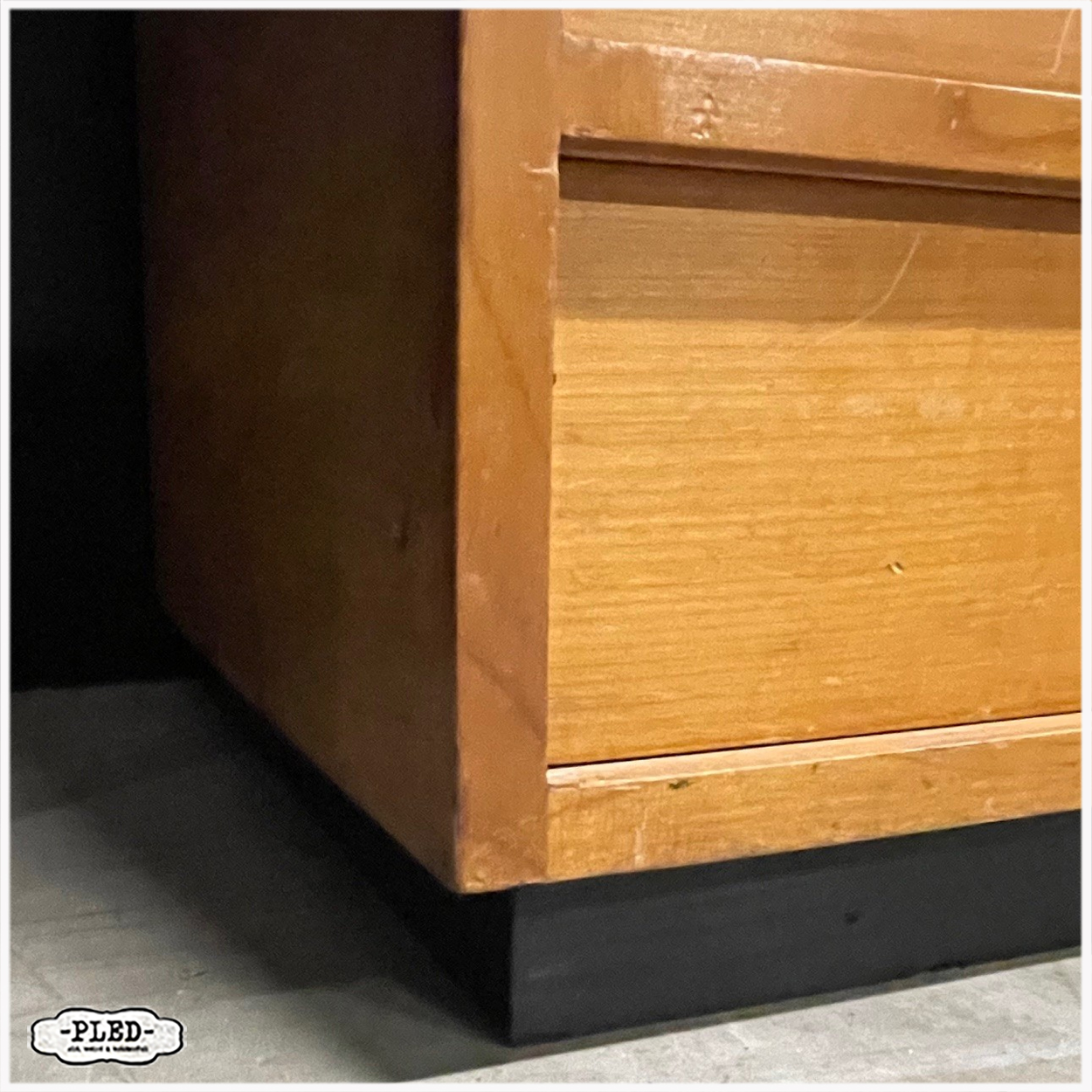 Vintage ladekast met Belgisch hardstenen blad - Afbeelding 9