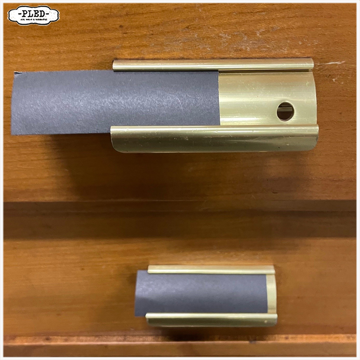 Vintage ladekast met Belgisch hardstenen blad - Afbeelding 11