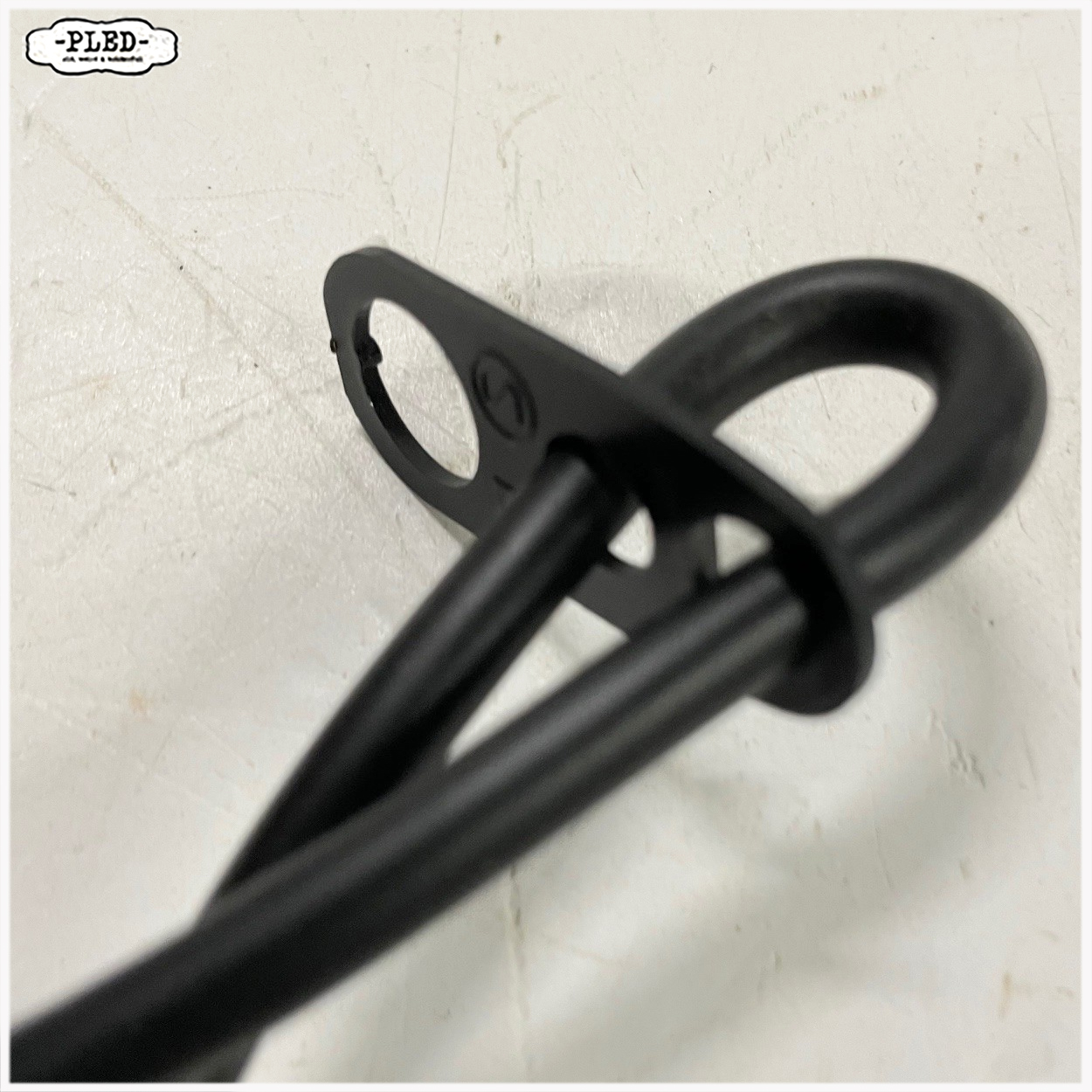 Oud glazen art deco hanglampje - Afbeelding 9