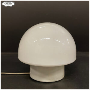 Porseleinen plafondlamp met opaline glas