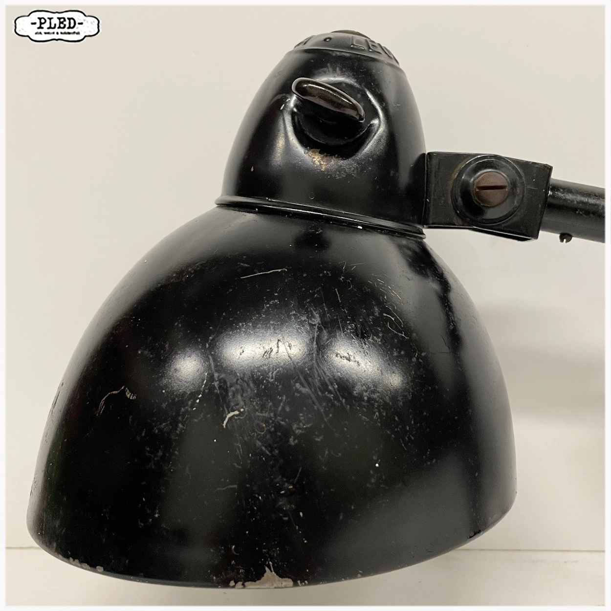 Oude, vooroorlogse schaarlamp van Böhme und Hennen, Bauhaus - Afbeelding 10