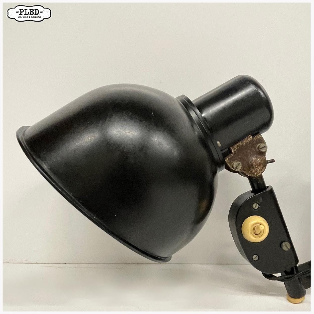 Industriele schaarlamp van REIF, Dresden, DDR - Afbeelding 13