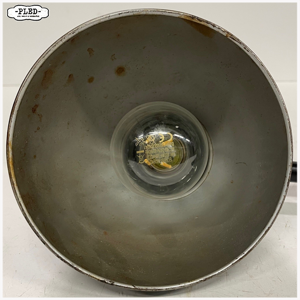 Oude, vooroorlogse schaarlamp van Böhme und Hennen, Bauhaus - Afbeelding 14