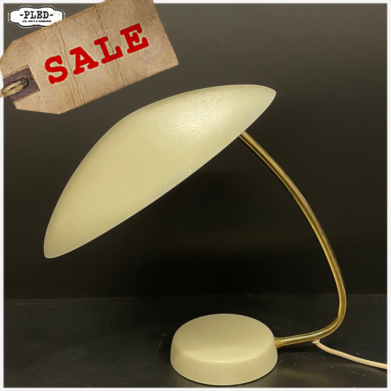 Zeldzame vintage Cosack bureaulamp, model 7576, Duitsland, jaren 1950