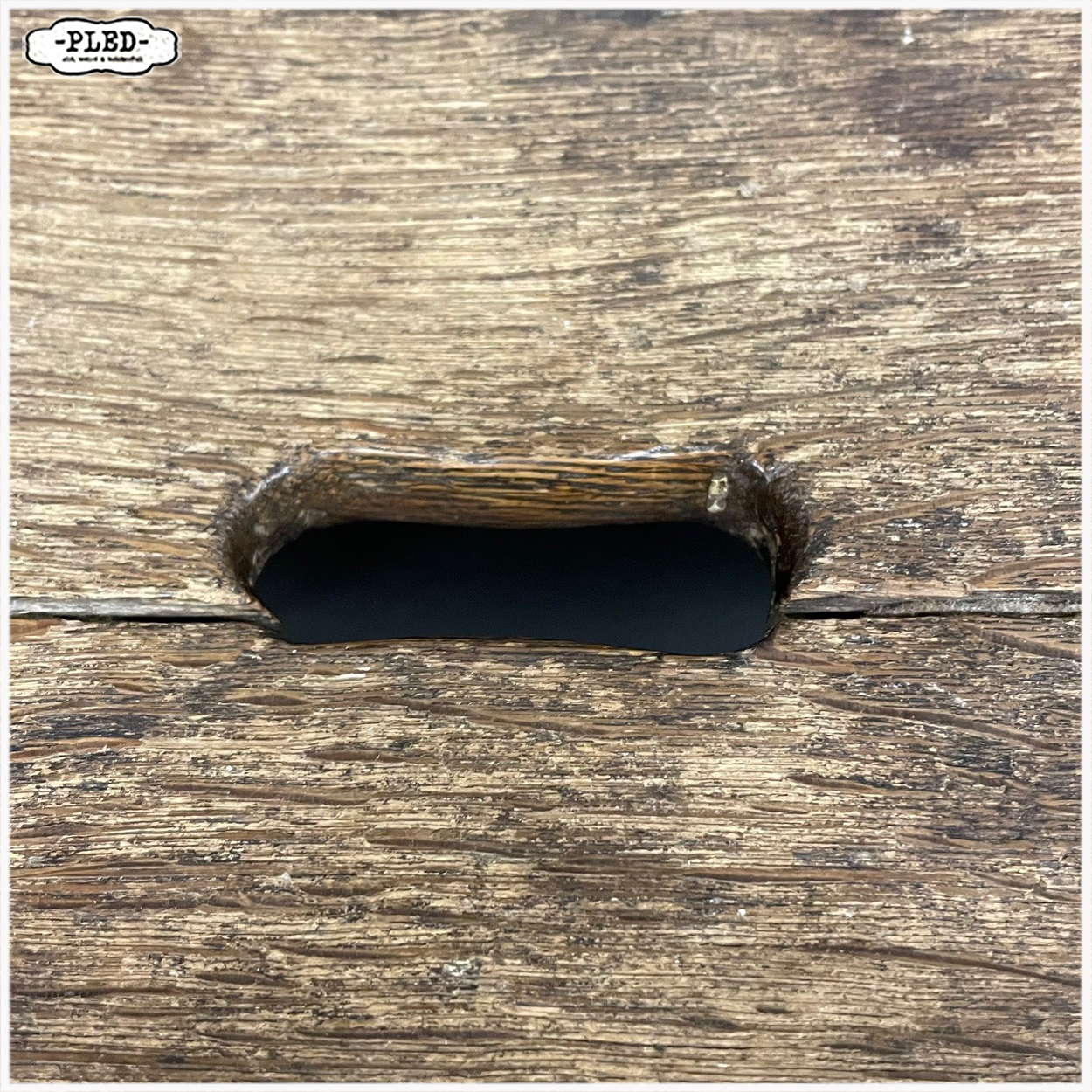 Antiek, Duits voetenbankje - Afbeelding 9