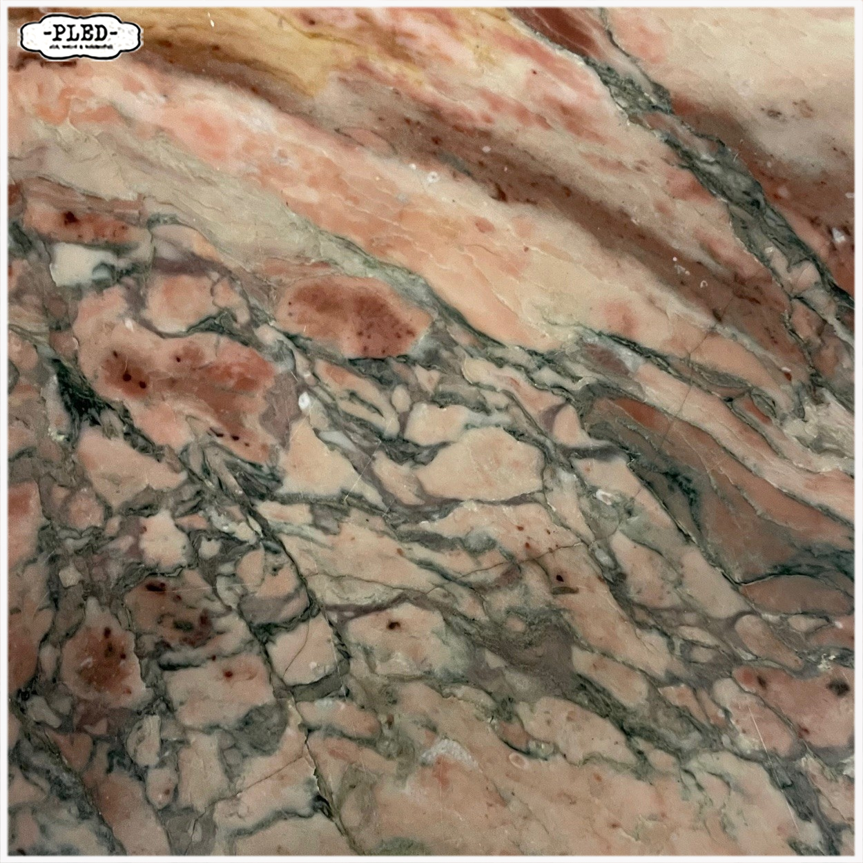 Italiaanse Mid-century 'Spinnenpoot' salontafel met marmeren blad - Afbeelding 13