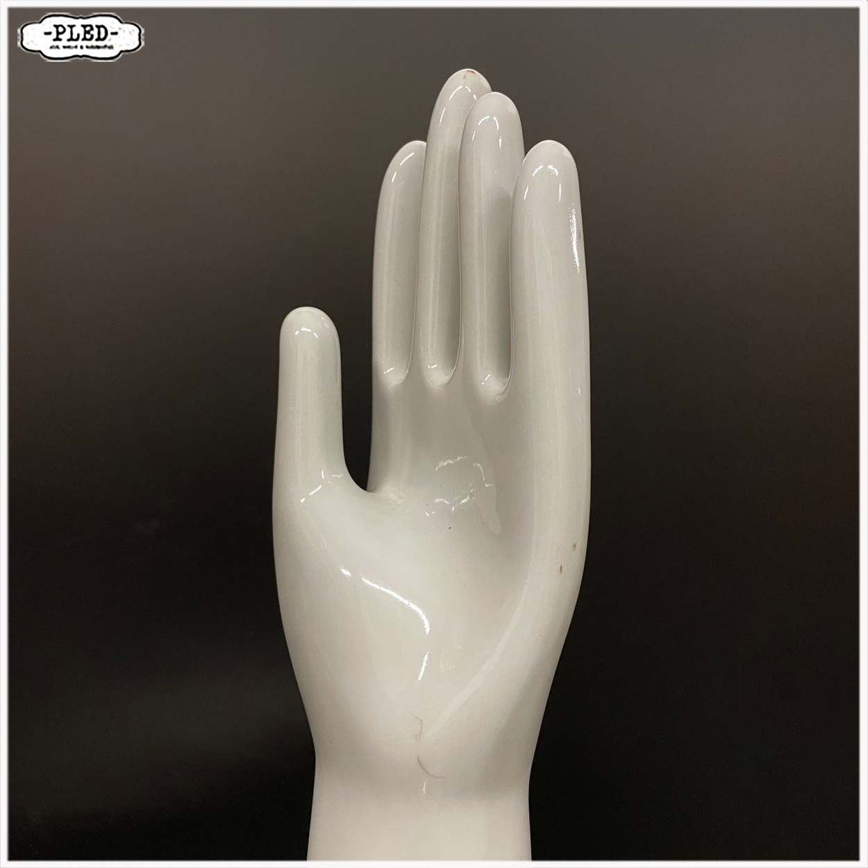 Oude wit porseleinen handschoenmallen - Afbeelding 5