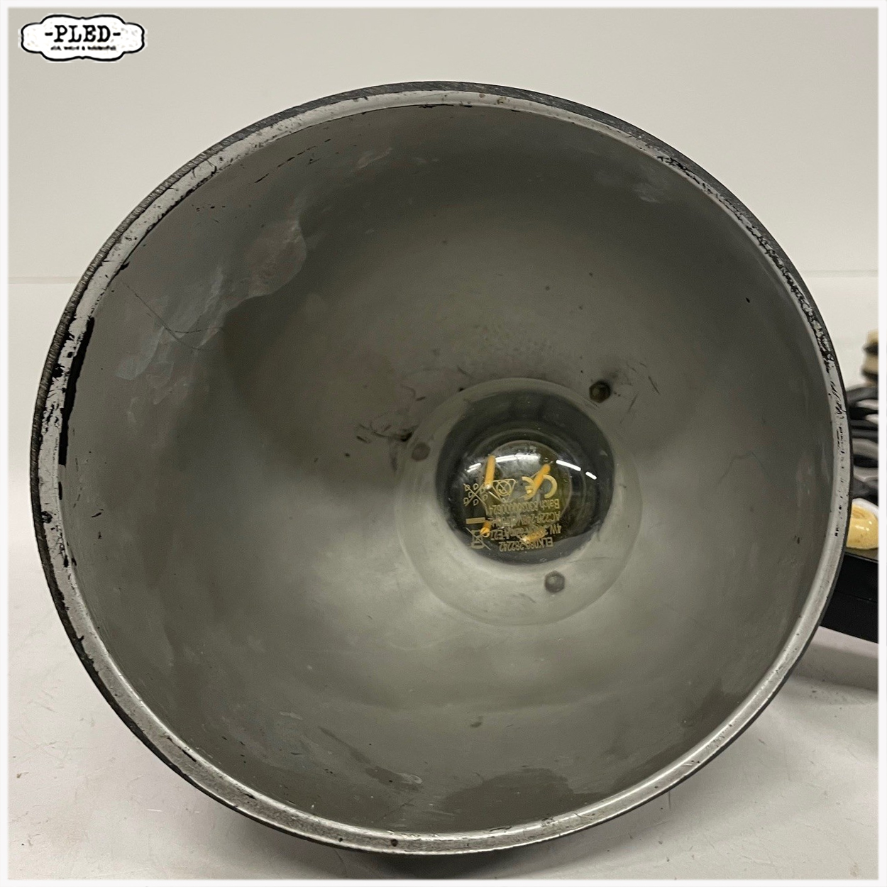 Industriele schaarlamp van REIF, Dresden, DDR - Afbeelding 12