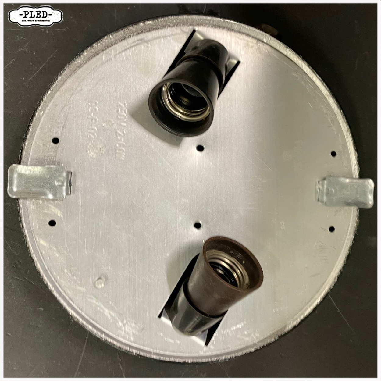 Stijlvolle opaalglazen plafonnière uit Tsjechoslowakije (jaren 70) - Afbeelding 9