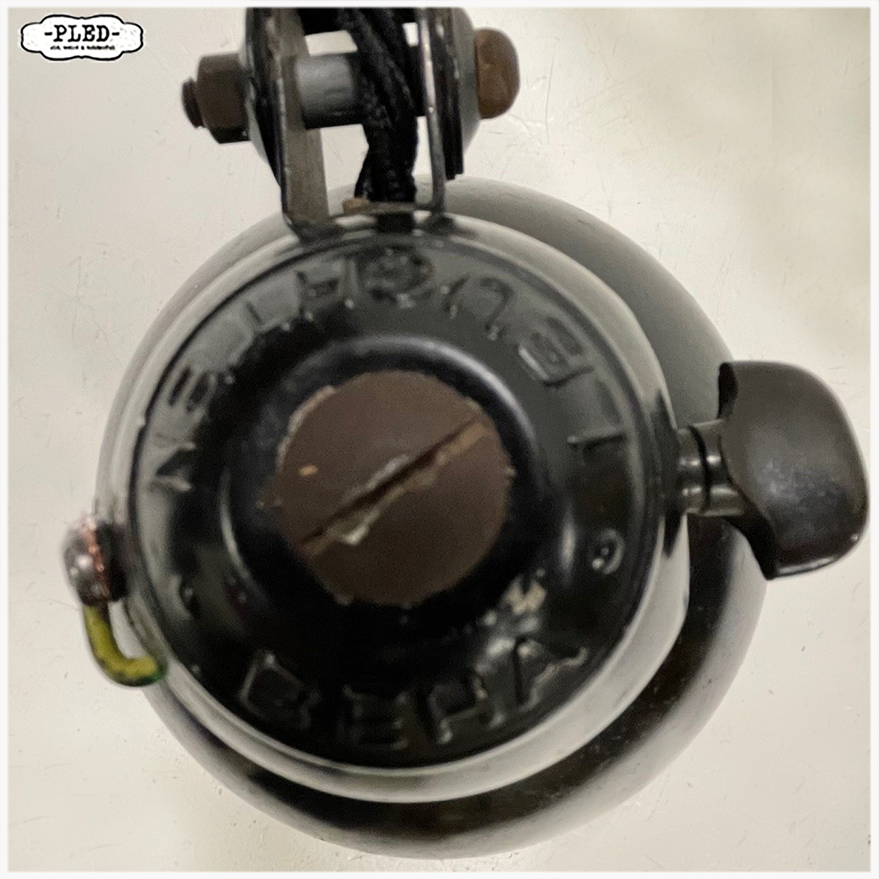 Oude, vooroorlogse schaarlamp van Böhme und Hennen, Bauhaus - Afbeelding 12