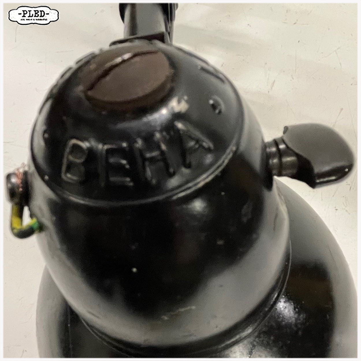 Oude, vooroorlogse schaarlamp van Böhme und Hennen, Bauhaus - Afbeelding 13