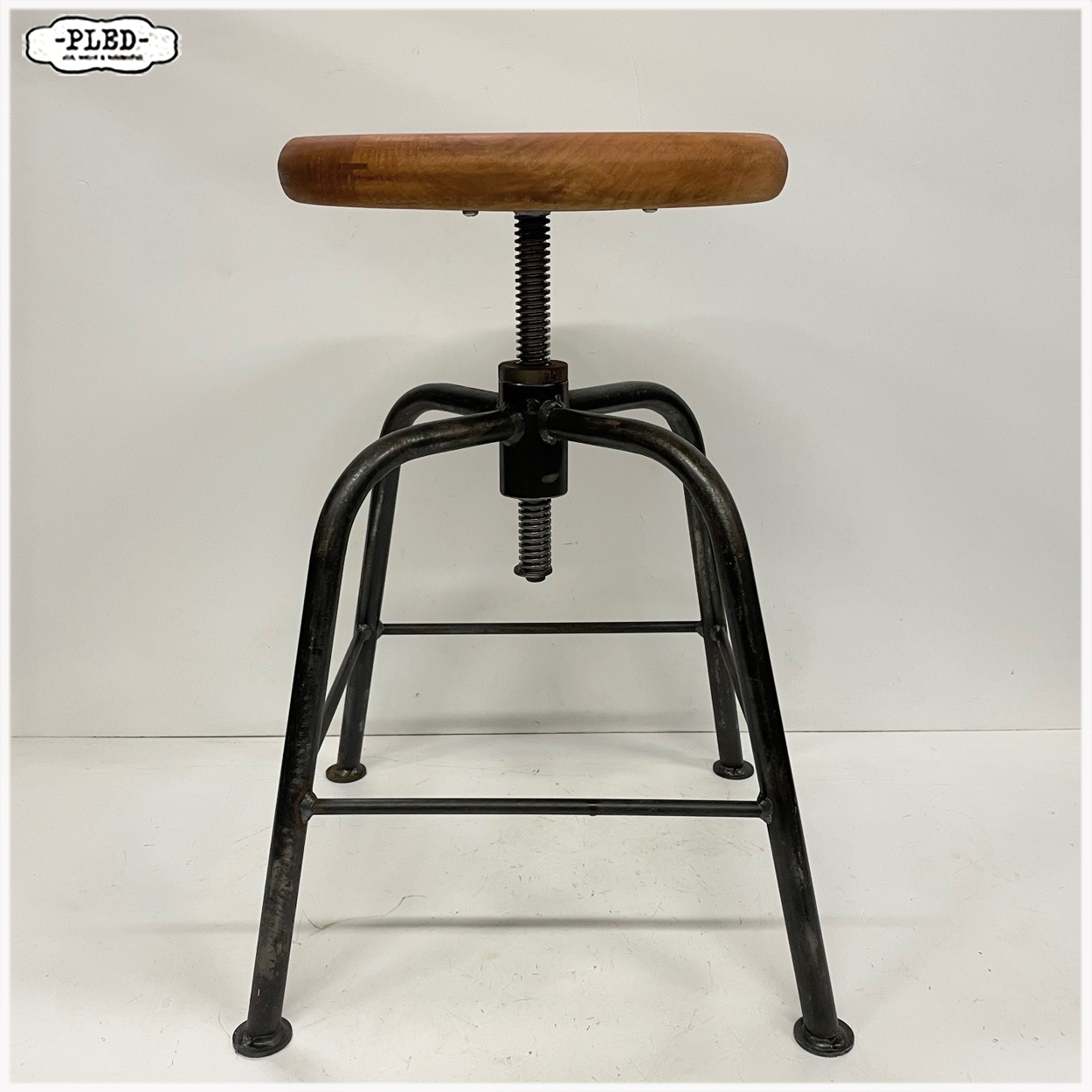 Robuuste (bar)krukken met draaispindel - Afbeelding 2