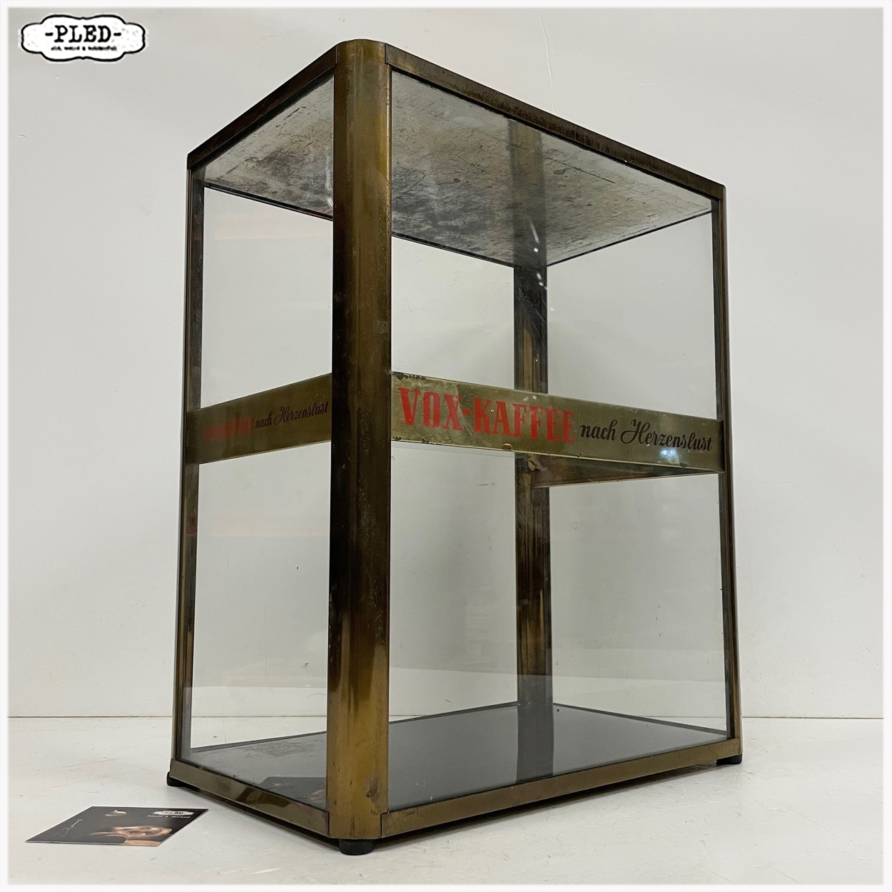 Vintage toonbankvitrine van Vox Kaffee, jaren 50