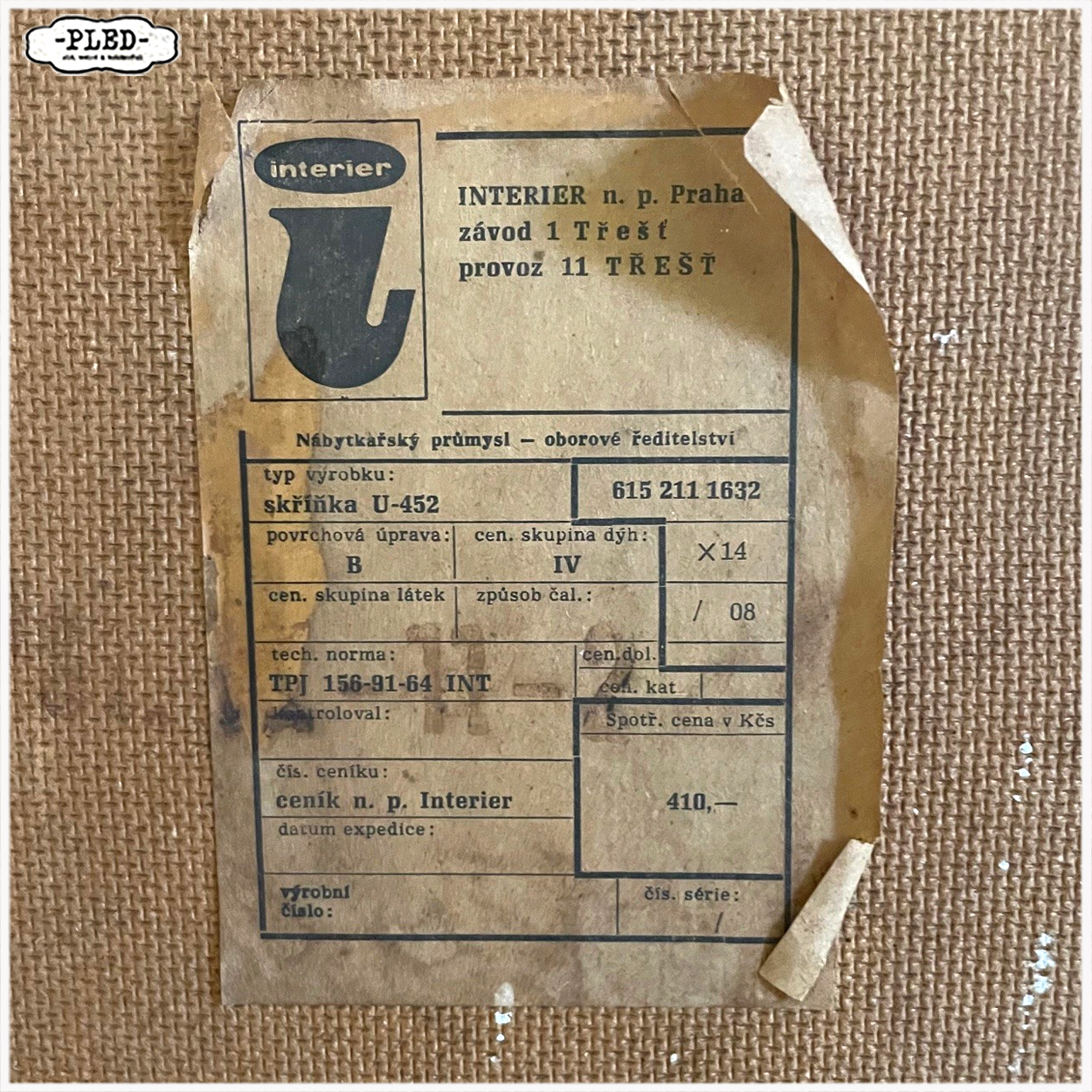 Vintage sideboard, Jiri Jiroutek, Tsjechoslowakije, jaren 60 - Afbeelding 11